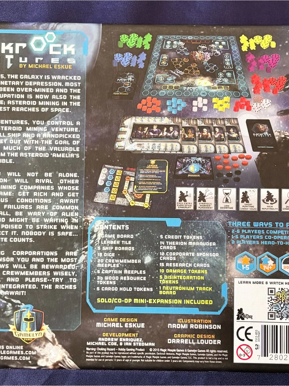 Darkrock Ventures Board Game 1st Printing Magic Meeple Gamelyn Games